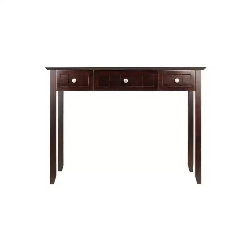HomeStock 30 in.H Brown Color Particle Board Computer Desks with Open Storage Shelf