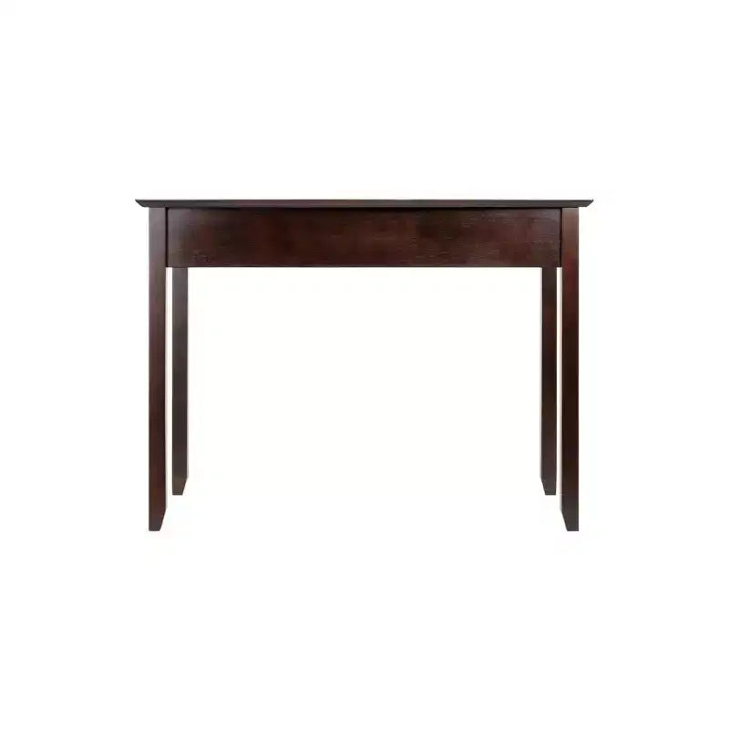 HomeStock 30 in.H Brown Color Particle Board Computer Desks with Open Storage Shelf