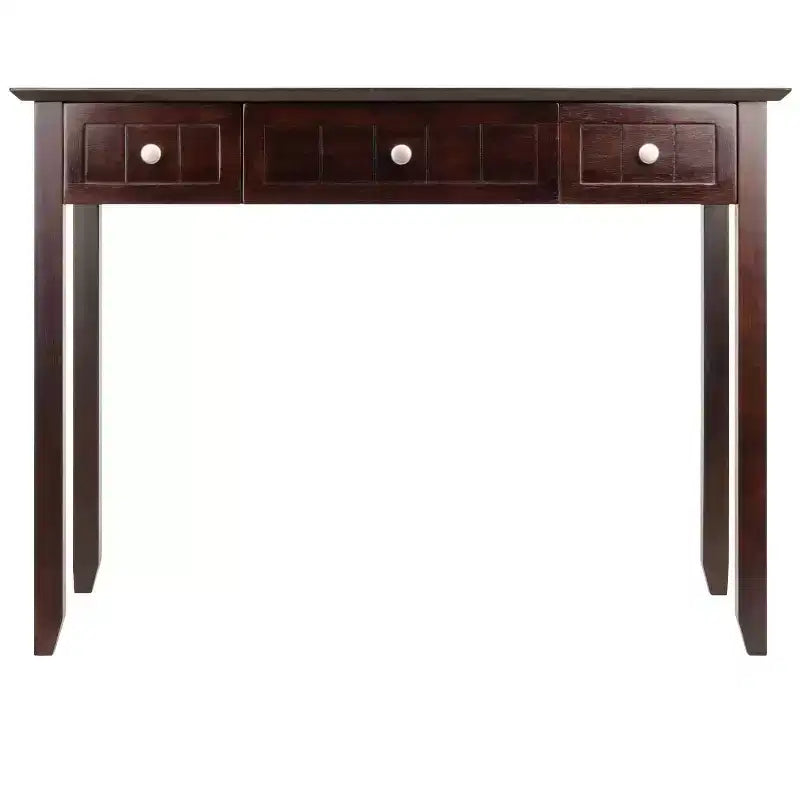 HomeStock 30 in.H Brown Color Particle Board Computer Desks with Open Storage Shelf