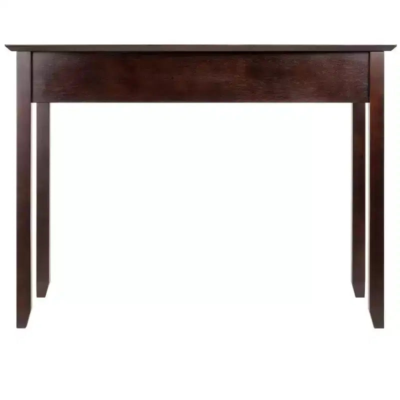 HomeStock 30 in.H Brown Color Particle Board Computer Desks with Open Storage Shelf