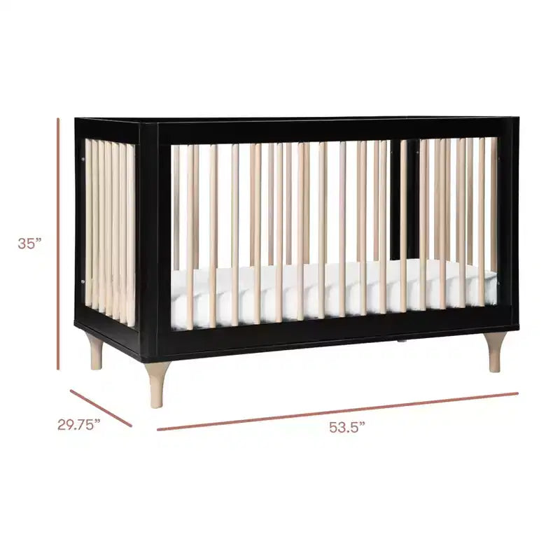 Babyletto Lolly 3-in-1 Convertible Crib with Toddler Bed Conversion Kit