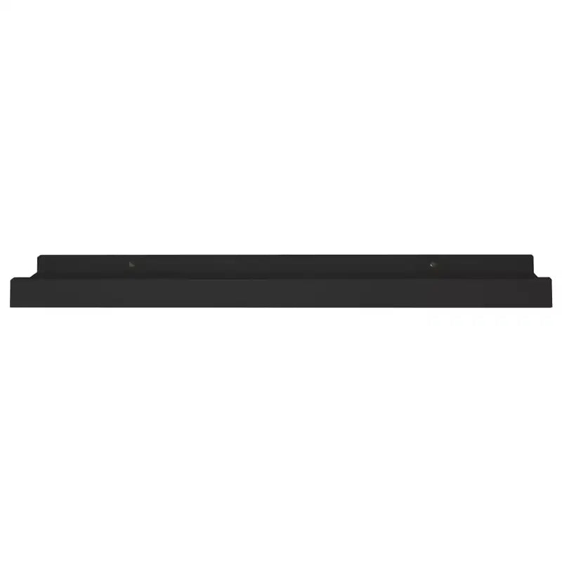 Frame Ledge Shelf Set of 2 Black MDF 15.7 x 3.5 x 1.2 in