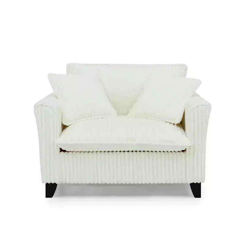 EHMKNP Plush Single-Seater Armchair with Soft Cushion, Backrest & Armrests | Perfect for Living Room & Bedroom