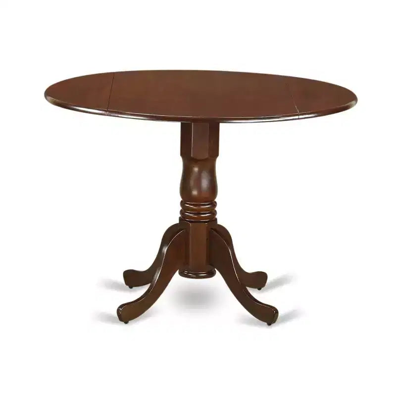 Ensemble de salle à manger rond - Table de cuisine de 42 pouces avec 2 chaises - Finition blanc lin