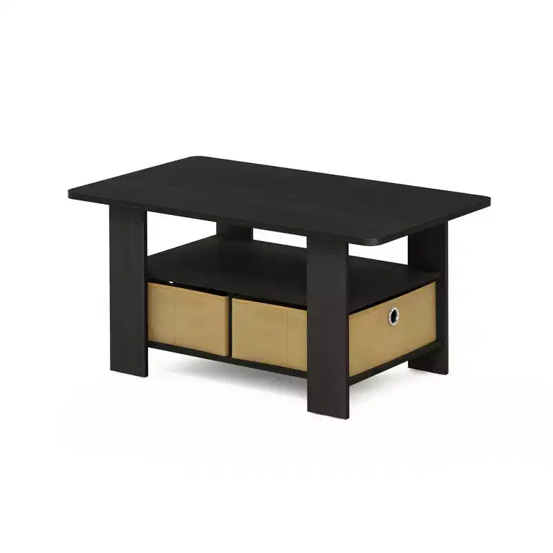HOMLUX 31 Table Basse Salon Moderne avec Tiroir de Rangement et Étagère Ouverte