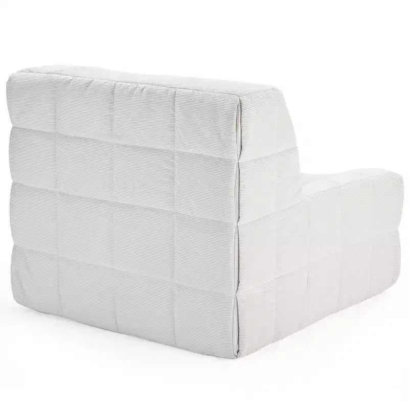 GDFStudio Hayes Ergonomic Memory Foam Bean Bag Chair with Ottoman