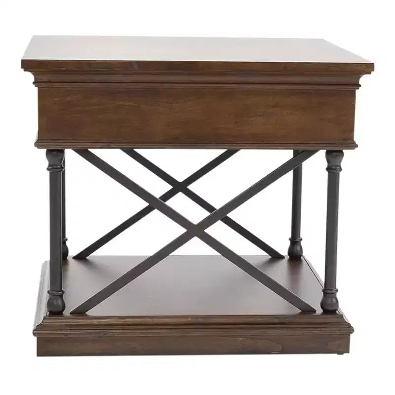 Liberty Furniture,Tribeca Drawer End Table in Cordovian Brown