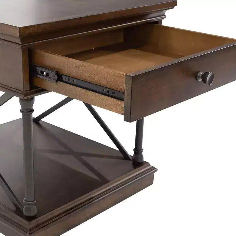 Liberty Furniture,Tribeca Drawer End Table in Cordovian Brown
