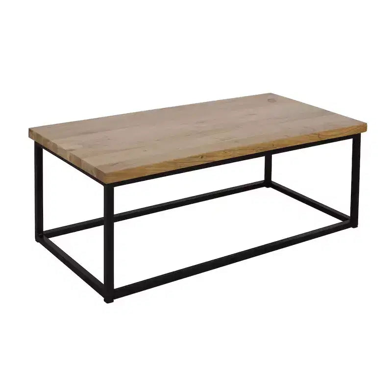 Jofran, Table basse moderne en bois massif Ames