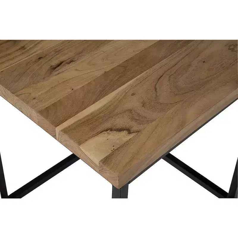 Jofran, Table basse moderne en bois massif Ames