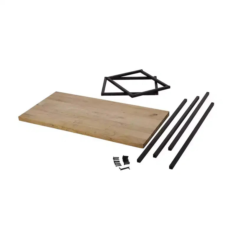 Jofran, Table basse moderne en bois massif Ames