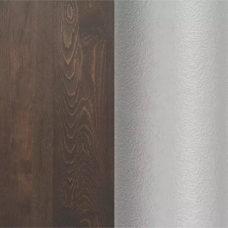 Flash Furniture Bennett Dessus de table commercial carré en bois massif avec pied en X en fonte résistant à la rouille de 76,2 x 76,2 cm pour table à manger