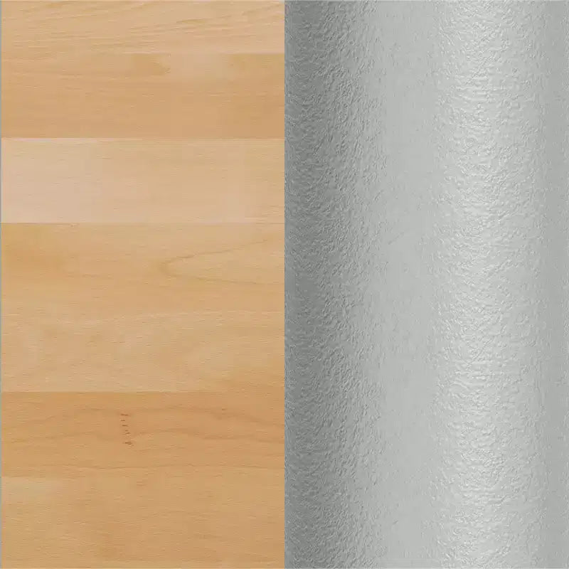 Flash Furniture Bennett Dessus de table commercial carré en bois massif avec pied en X en fonte résistant à la rouille de 76,2 x 76,2 cm pour table à manger