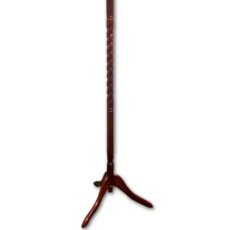 Okak 71.5IN Freestanding Hall Tree with Wooden Stand, Elegent Coat Rack with 6 Hooks, Coat Tree for Living Room, Bedroom, Entryway, Cherry