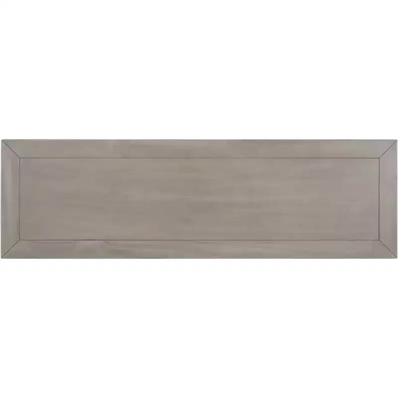Console vintage avec rangement, Table d'entrée étroite avec tiroirs, Console de couloir de style campagnard avec étagère ouverte