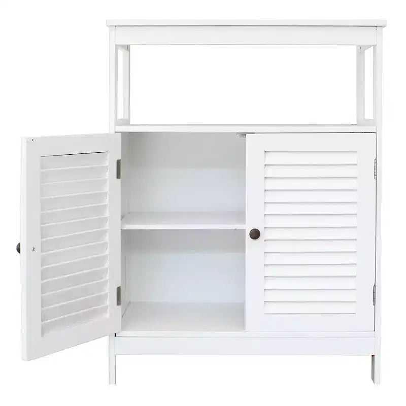 Karl Home31.5in Two-Door Bathroom Cabinet White
