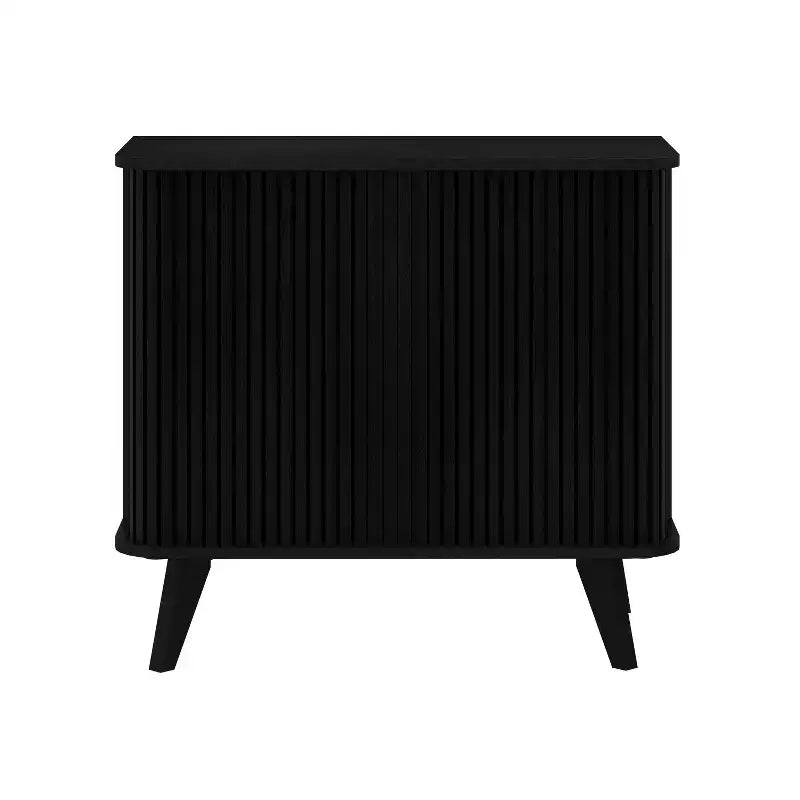 Galano Fluted Door Sideboard Cabinet 27.6 W x 15.6 D x 27.8 H