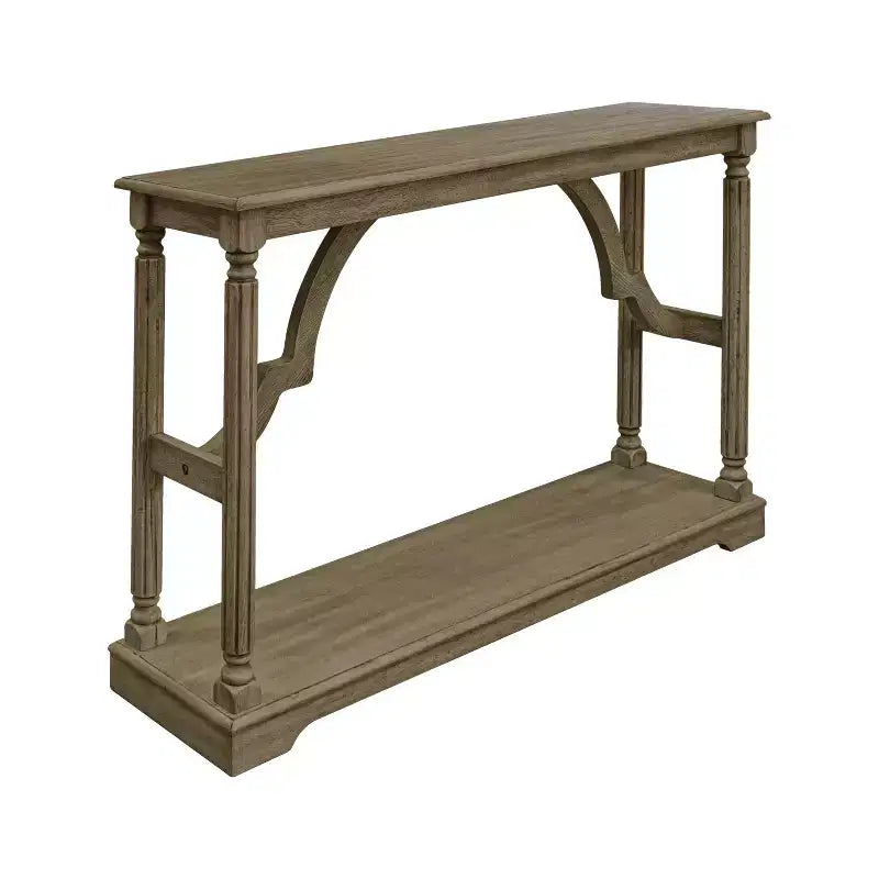 Galano Wood Console Table with Lower Shelf 45.9 W x 11.8 D x 29.9 H