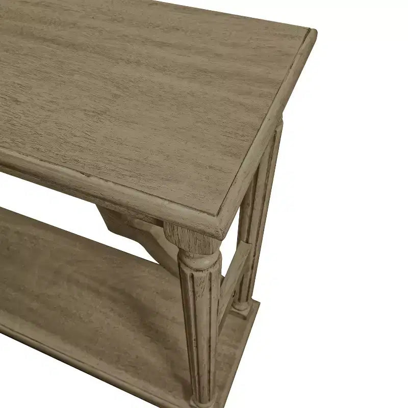 Galano Wood Console Table with Lower Shelf 45.9 W x 11.8 D x 29.9 H