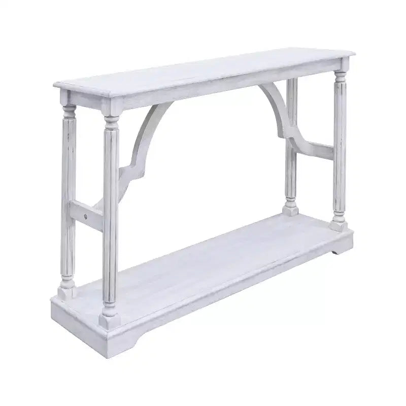 Galano Wood Console Table with Lower Shelf 45.9 W x 11.8 D x 29.9 H
