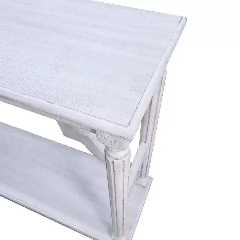 Galano Wood Console Table with Lower Shelf 45.9 W x 11.8 D x 29.9 H