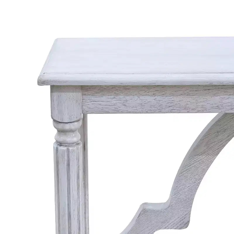 Galano Wood Console Table with Lower Shelf 45.9 W x 11.8 D x 29.9 H