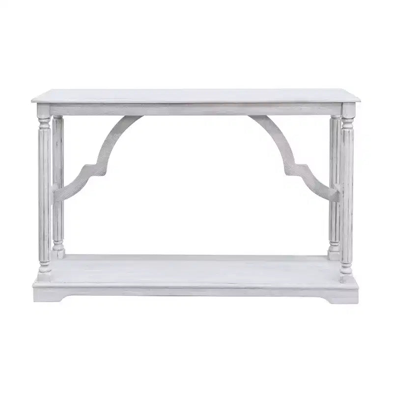 Galano Wood Console Table with Lower Shelf 45.9 W x 11.8 D x 29.9 H