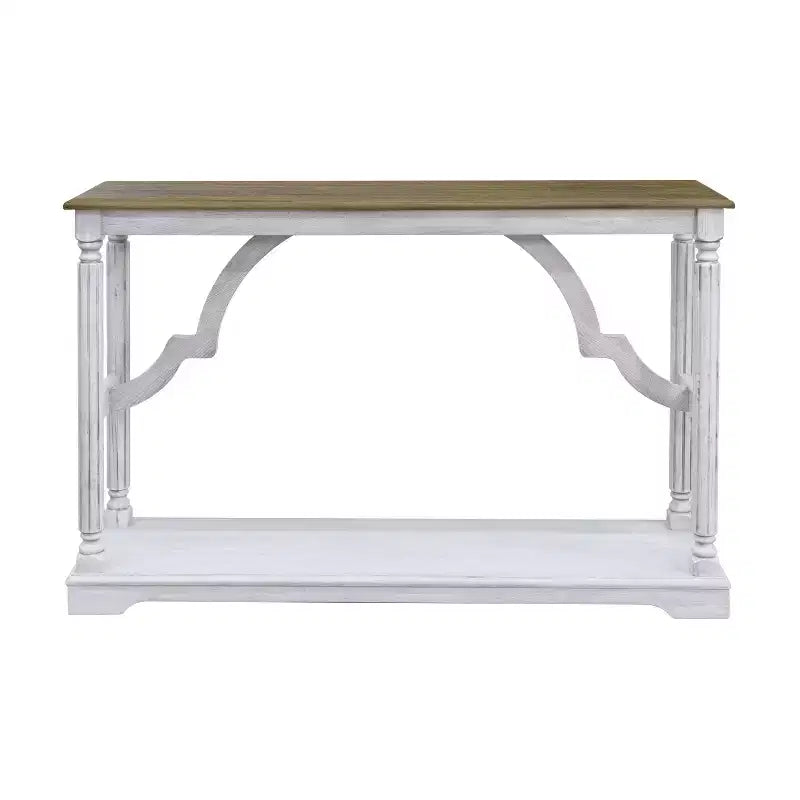 Galano Wood Console Table with Lower Shelf 45.9 W x 11.8 D x 29.9 H