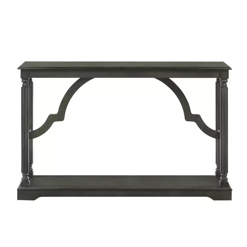Galano Wood Console Table with Lower Shelf 45.9 W x 11.8 D x 29.9 H
