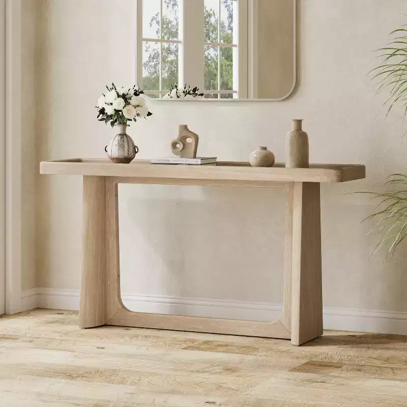 Christopher Knight Home Bridgely Console Table with Tray-Top Design