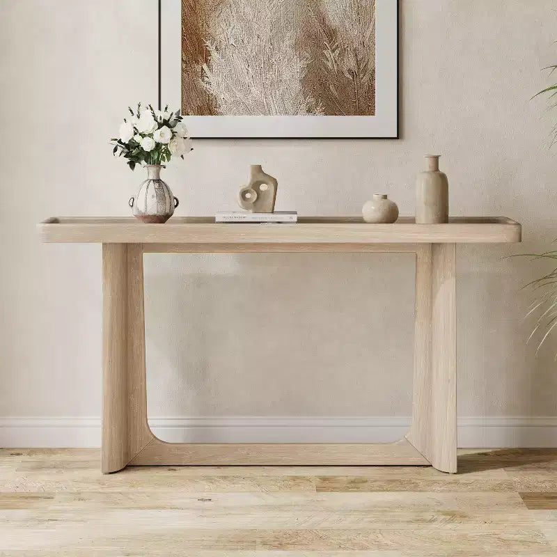Christopher Knight Home Bridgely Console Table with Tray-Top Design