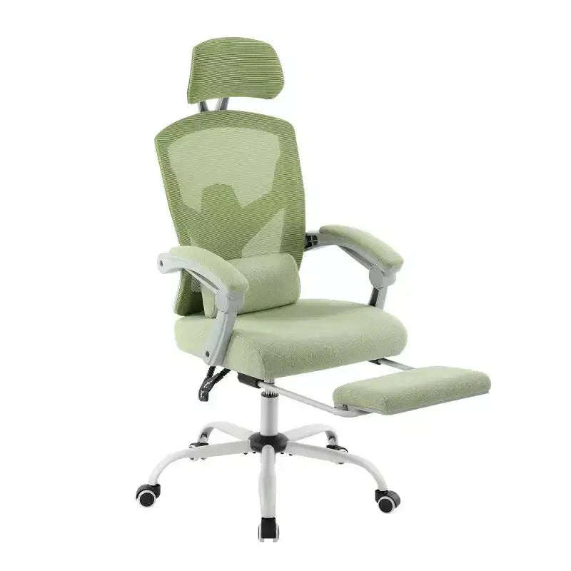 TUYOHW Ergonomic Office Chair with Footrest,High Back Mesh Desk Chair with Adjustable Headrest & Lumbar Support for Home Office,275LB Capacity