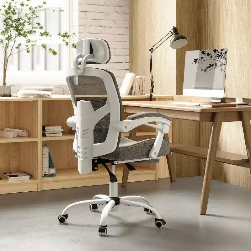 TUYOHW Ergonomic Office Chair with Footrest,High Back Mesh Desk Chair with Adjustable Headrest & Lumbar Support for Home Office,275LB Capacity