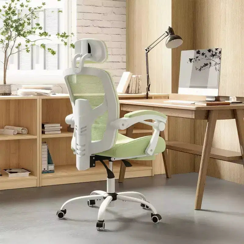 TUYOHW Ergonomic Office Chair with Footrest,High Back Mesh Desk Chair with Adjustable Headrest & Lumbar Support for Home Office,275LB Capacity