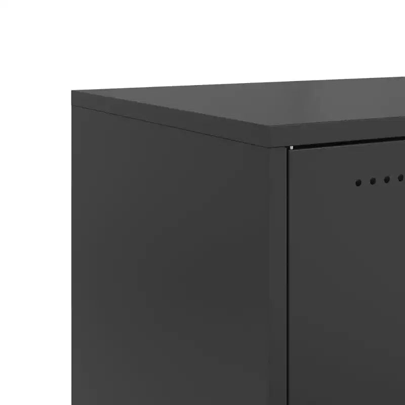 vidaXL Bedside Cabinet Nightstand Side End Table Home Bedroom Furniture Steel