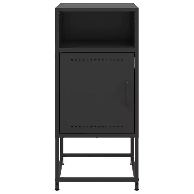 vidaXL Bedside Cabinet Nightstand Side End Table Home Bedroom Furniture Steel
