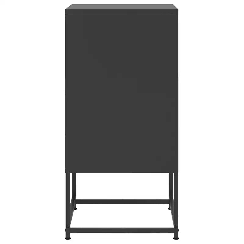 vidaXL Bedside Cabinet Nightstand Side End Table Home Bedroom Furniture Steel