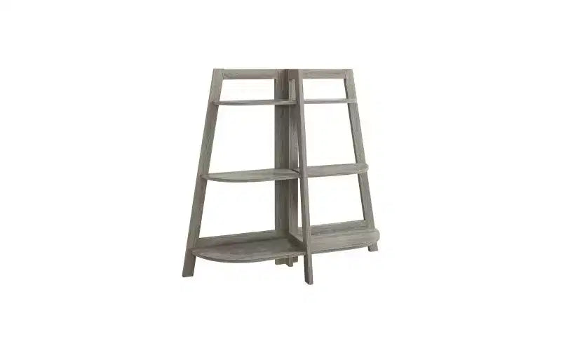 TUYOHW 3-Tier Modern Ladder Bookshelves,Open Bookshelf,Wood Shelf Book Racks,Bookcases for Small Space,Living Room,Bedroom,Office