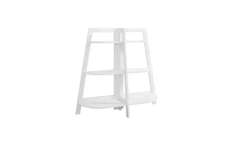 TUYOHW 3-Tier Modern Ladder Bookshelves,Open Bookshelf,Wood Shelf Book Racks,Bookcases for Small Space,Living Room,Bedroom,Office