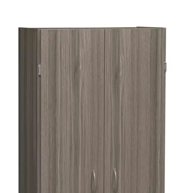 ClosetMaid Pantry Cabinet Cupboard with Adjustable Shelves for Kitchen, Gray