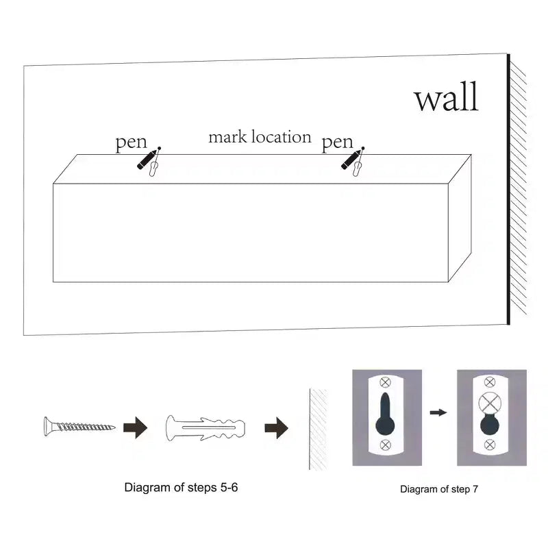 23.6 Maple+White Floating Shelf C invisible-bracket wood wall mount, perfect bathroom/bedroom/kitchen dcor or book/plant display, easy install.