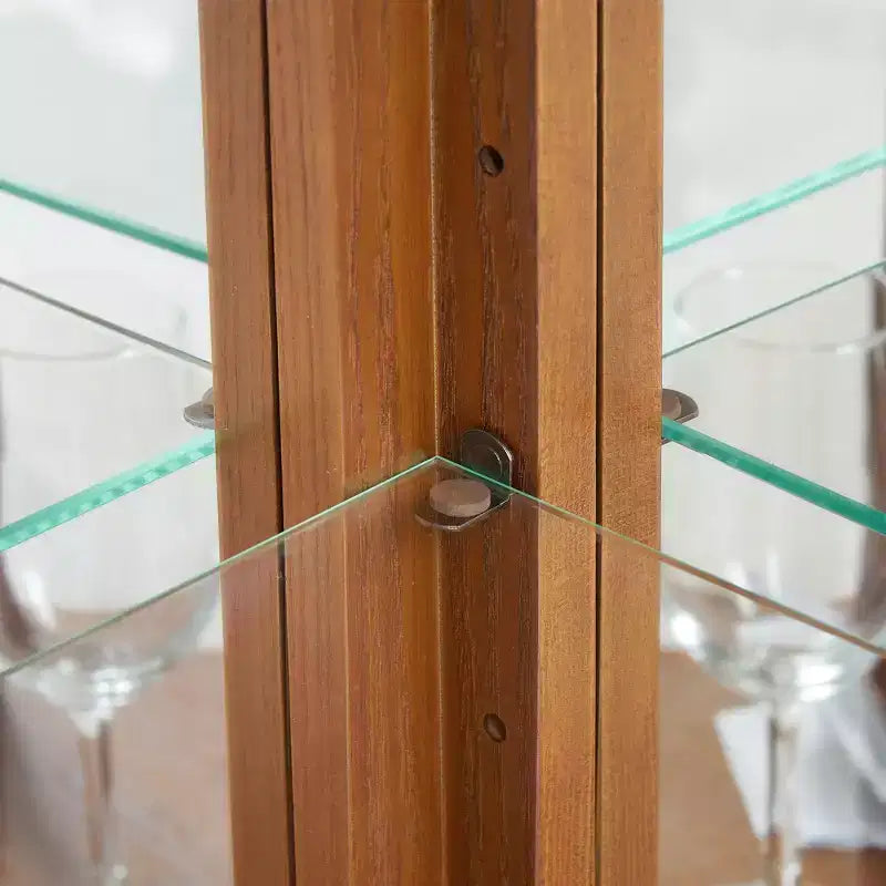 Pensile da bagno a specchio impermeabile, specchio integrato in MDF con 1 ripiano