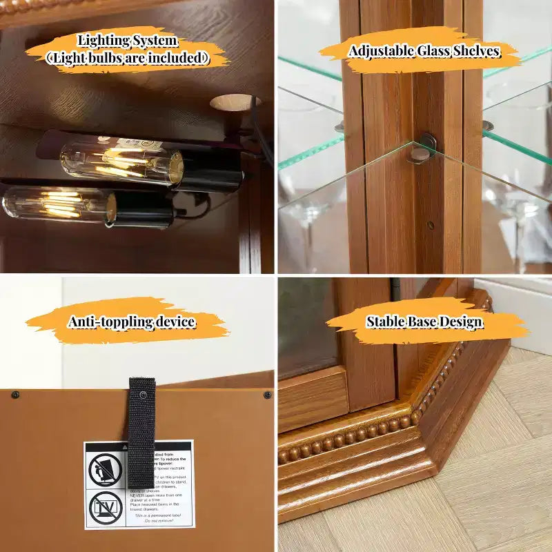 Pensile da bagno a specchio impermeabile, specchio integrato in MDF con 1 ripiano