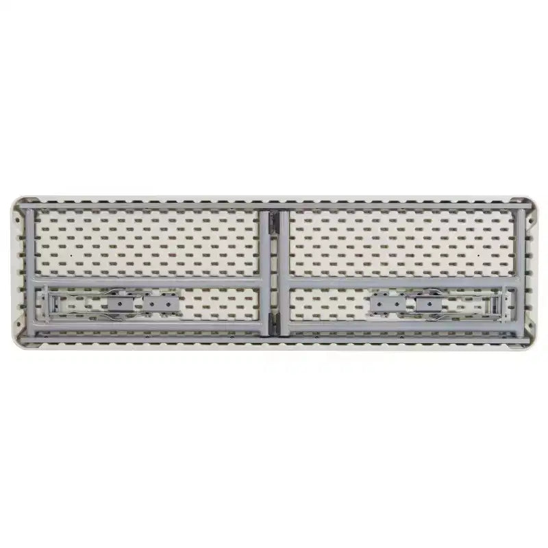 Tavolo da banchetto pieghevole resistente 18x60", antigraffio e resistente al calore, capacità 317 kg.