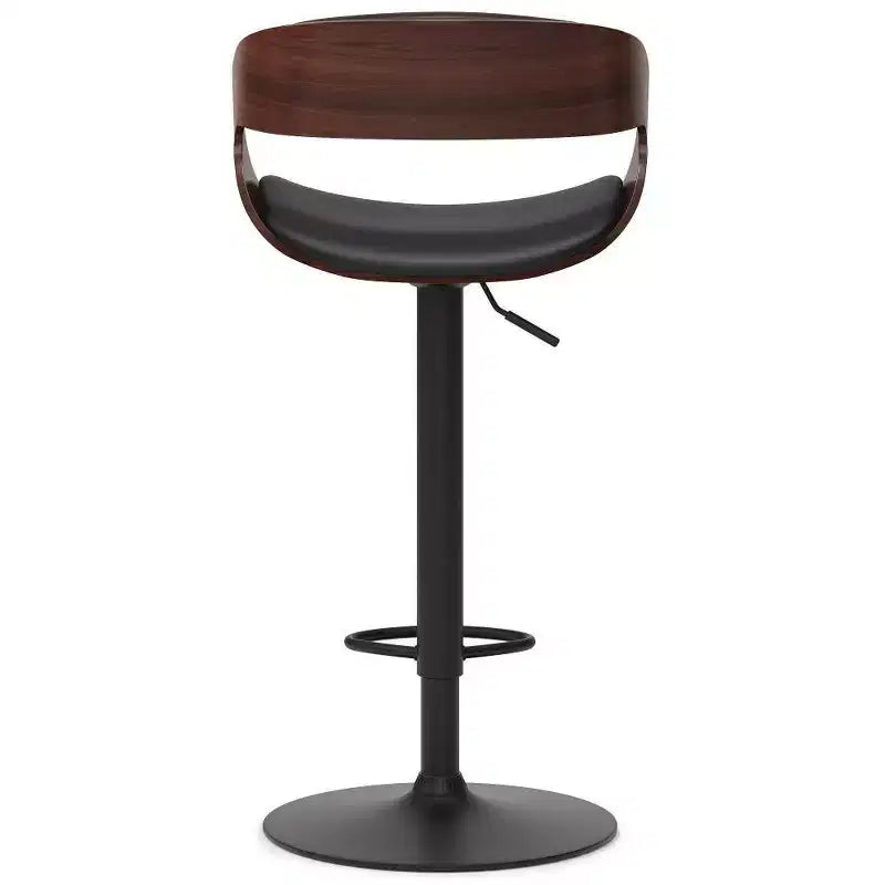 Monaghan Bentwood Adjustable Barstool Black - WyndenHall