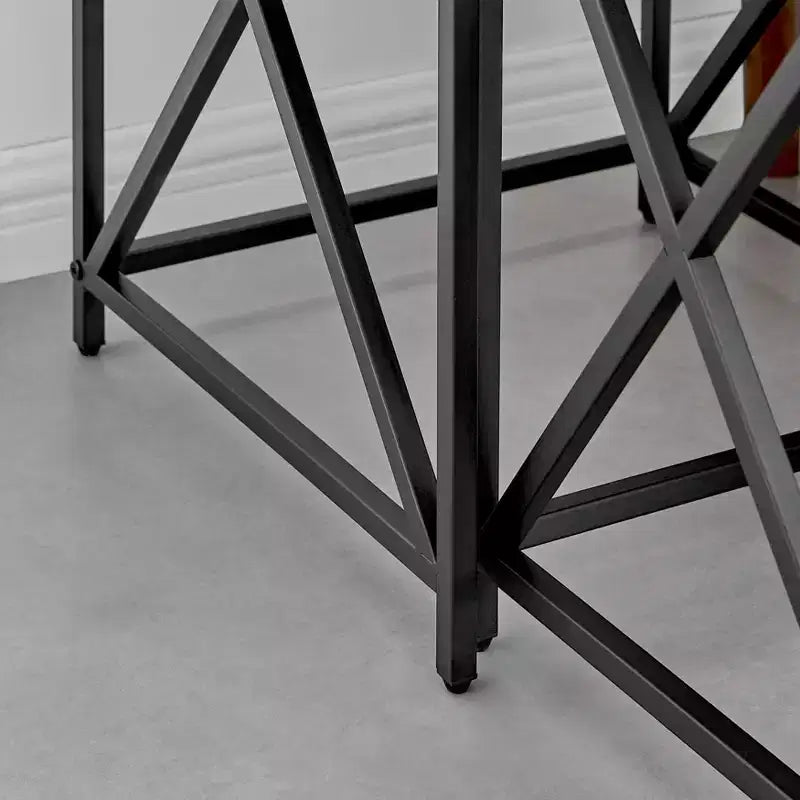 Square Marble Finish Nesting Side Table Set - Danya B.