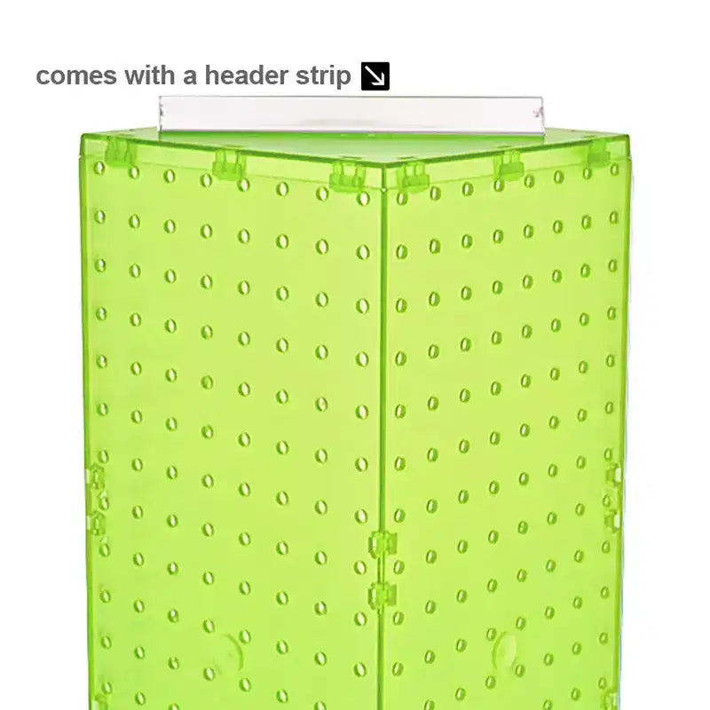 Azar Displays Four-Sided Revolving Pegboard Counter Display with Hooks