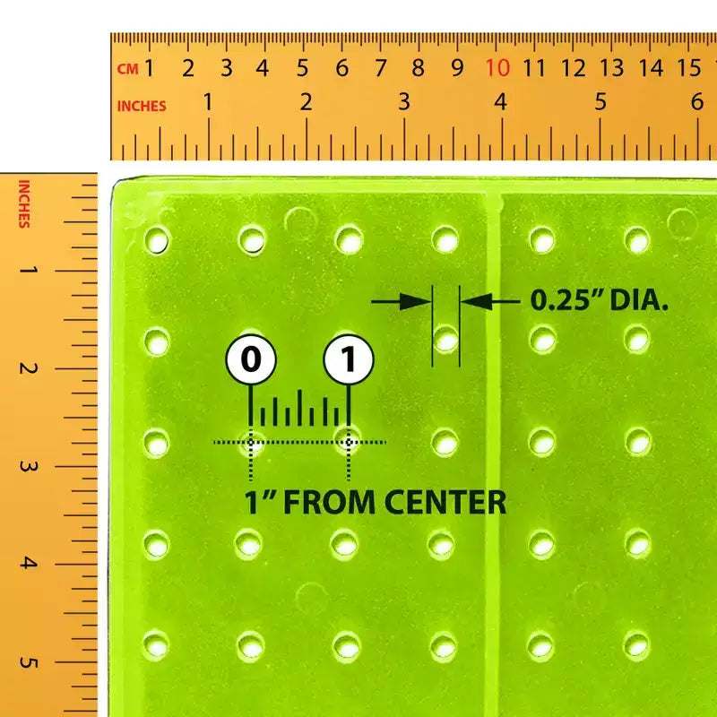 Azar Displays Four-Sided Revolving Pegboard Counter Display with Hooks