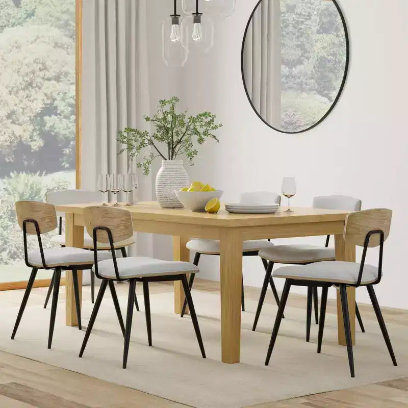Set di 2 sedie moderne da pranzo