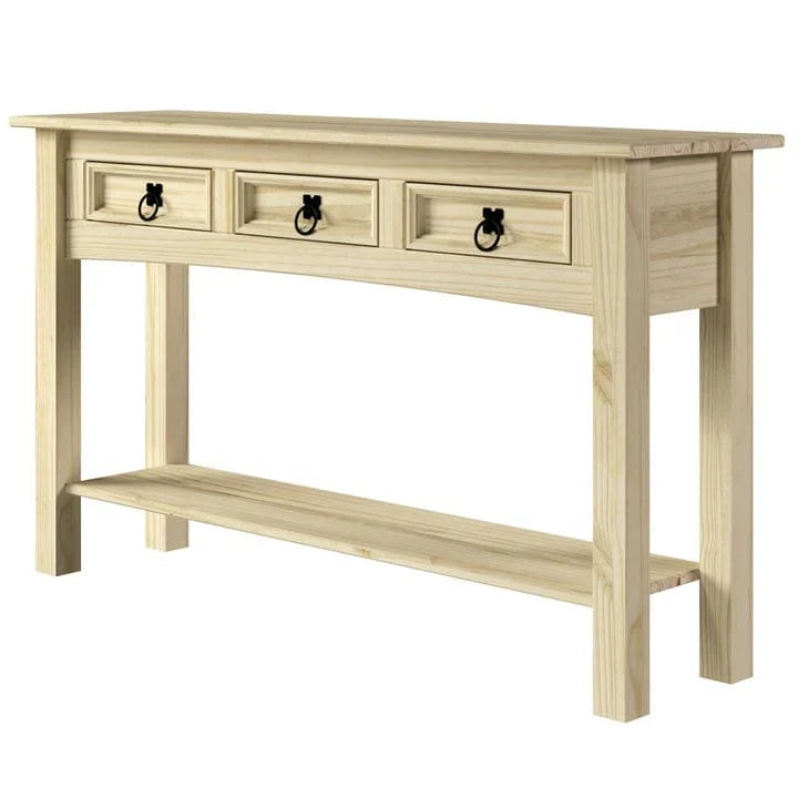 Console de table en bois 3 tiroirs Corona | Furniture Dash - S.O.